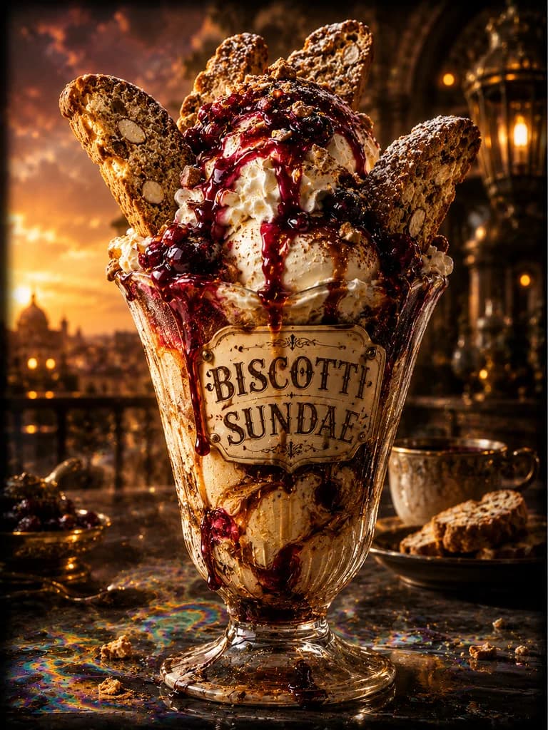 Biscotti Sundae